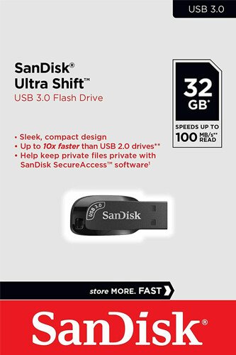 Sandisk Ultra Shift USB 3.2 100mbs 64gb