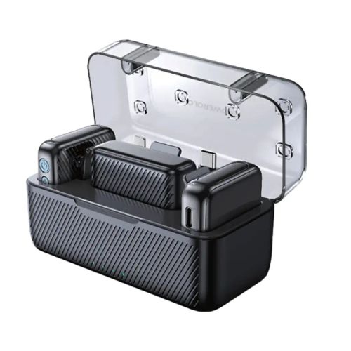 POWEROLOGY DUAL MICROPHONE PROFESSIONAL SET - BLACK PMLV2CMIC