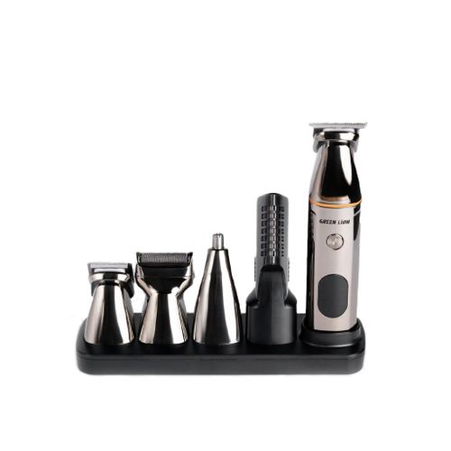 Green Lion 5 in 1 Multi-Function Hair Clipper Set 600mAh - Black GN5IN1MHTRMBK