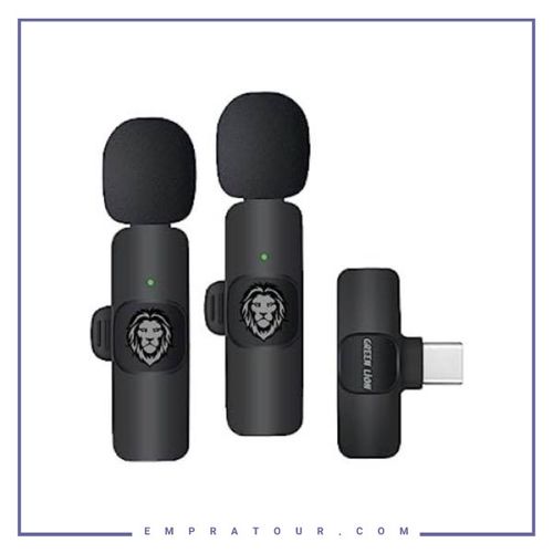 Green Lion 3 in 1 Wireless Microphone - Black GN3WIRMICPBK