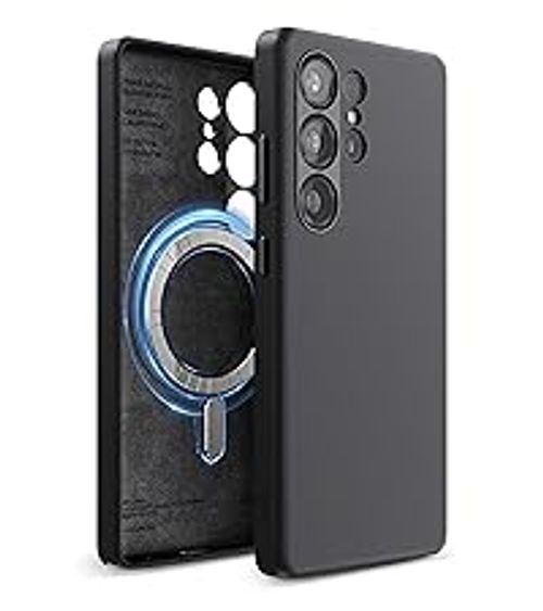 Levelo Elio Case For Samsung S25 Ultra - Black LVL-ELIO-25U-BK