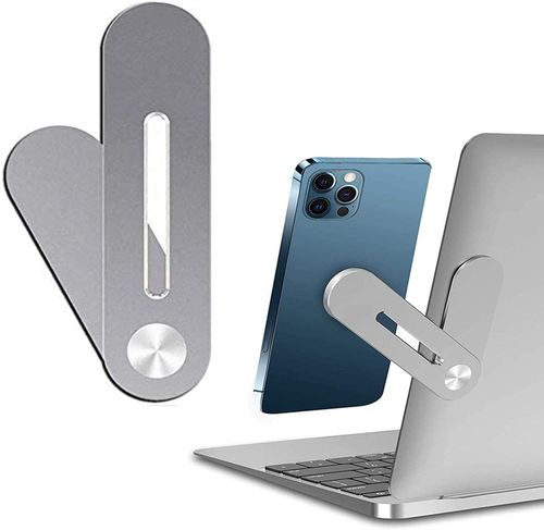 Porodo 2-in-1 Adjustable and Foldable Laptop with Phone Stand - Silver PD-HSM09-SL