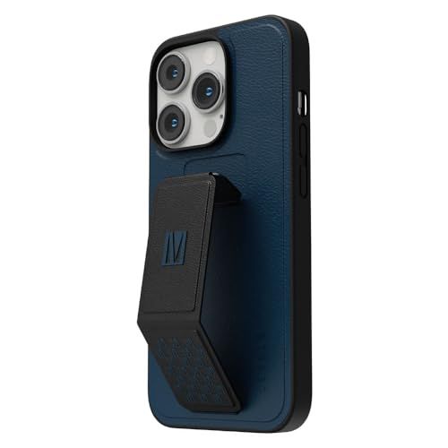 Levelo Cuir Case For iPhone 17 Pro - Midnight Blue LVLCUIR17PMNBL