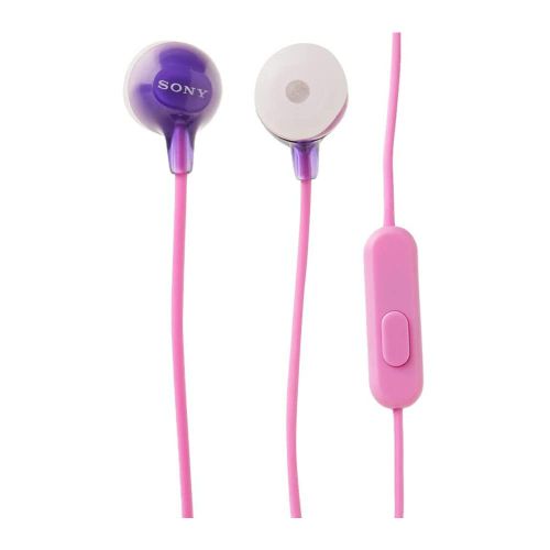 SONY EARBUD WITH MIC-VIOLET