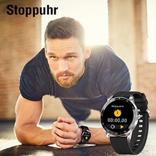ST01 TPU BLACK SMART WATCH