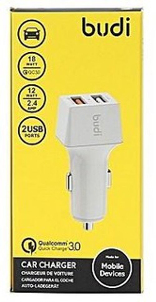BUDI CAR CHARGER M8J076-WHT