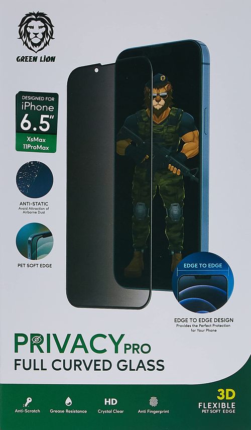 GREEN 3DMATTE GLASS SCREEN FOR11 PRO MAX