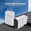 SHYPLUS A4013 48W DUAL PORT SMART FAST CHARGER WITH USB-A TO USB-C CABLE